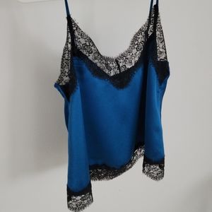 satin sleepwear t shirt , women's intimate pajama with lace, new,never used